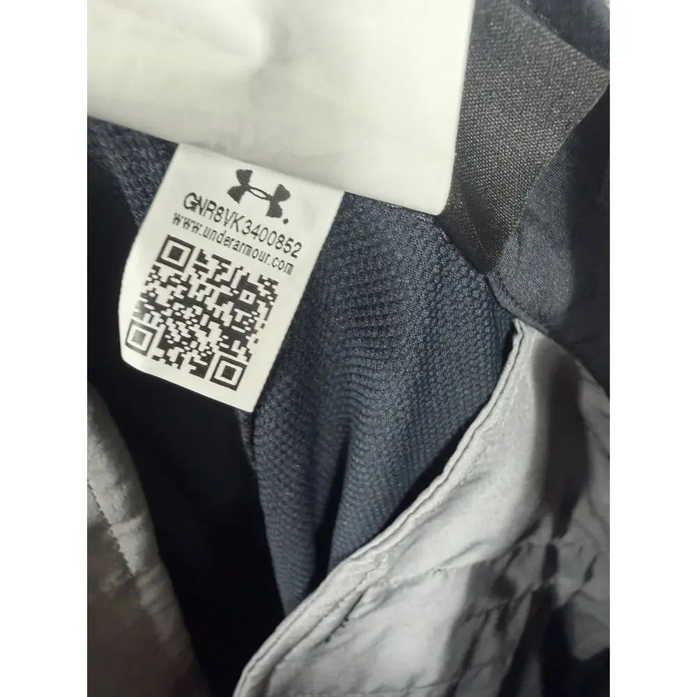 Under Armour Golf Straight Leg Pants Mens Size 42x34 Gray Loose Fit NEW